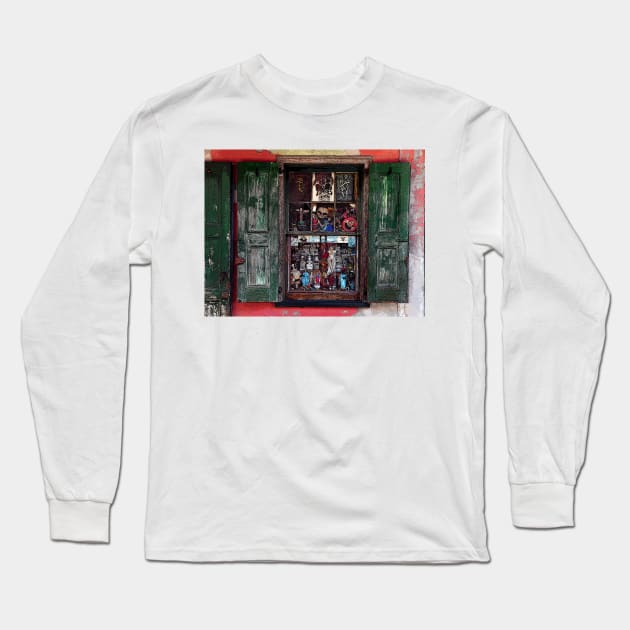 Reverend Zombie's Window Long Sleeve T-Shirt by JerryGranamanPhotos71